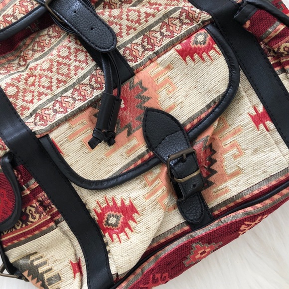 Beautiful Boho Chic Turkish Tapestry Backpack - Picture 4 of 7